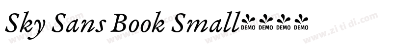Sky Sans Book Small字体转换